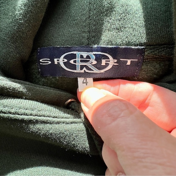 Vermont Hunter Green Hoodie R Sport Proctorsville VT Singleton’s Store, Size L - Picture 3 of 15